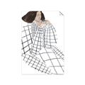 Picture of Lady Checks I _GroupedProduct_Rectangle_Portrait_Unframed_Print_Only_