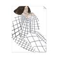 Picture of Lady Checks I _GroupedProduct_Rectangle_Portrait_Unframed_Print_Only_