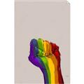 Picture of Rainbow Fist _GroupedProduct_Rectangle_Portrait_Unframed_Print_Only_