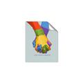 Picture of Rainbow Hands _GroupedProduct_Rectangle_Portrait_Unframed_Print_Only_