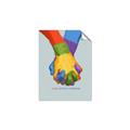 Picture of Rainbow Hands _GroupedProduct_Rectangle_Portrait_Unframed_Print_Only_