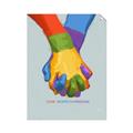 Picture of Rainbow Hands _GroupedProduct_Rectangle_Portrait_Unframed_Print_Only_