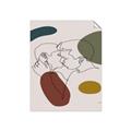 Picture of Line drawn Kiss I _GroupedProduct_Rectangle_Portrait_Unframed_Print_Only_