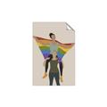 Picture of Two girls with rainbow flag II _GroupedProduct_Rectangle_Portrait_Unframed_Print_Only_