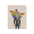 Picture of Two girls with rainbow flag II _GroupedProduct_Rectangle_Portrait_Unframed_Print_Only_
