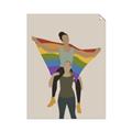 Picture of Two girls with rainbow flag II _GroupedProduct_Rectangle_Portrait_Unframed_Print_Only_