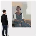Picture of Sitting Solo _GroupedProduct_Rectangle_Portrait_Canvas_