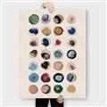Picture of Water Colour Spots _GroupedProduct_Rectangle_Portrait_Canvas_