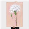 Picture of Single White Flower _GroupedProduct_Rectangle_Portrait_Canvas_