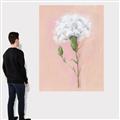 Picture of Single White Flower _GroupedProduct_Rectangle_Portrait_Canvas_