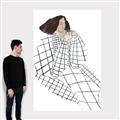 Picture of Lady Checks I _GroupedProduct_Rectangle_Portrait_Canvas_