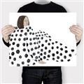 Picture of Lady Polka Dot _GroupedProduct_Rectangle_Landscape_Canvas_