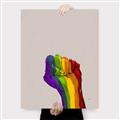 Picture of Rainbow Fist _GroupedProduct_Rectangle_Portrait_Canvas_