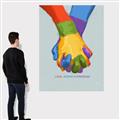 Picture of Rainbow Hands _GroupedProduct_Rectangle_Portrait_Canvas_