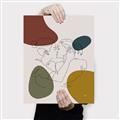 Picture of Line drawn Kiss II _GroupedProduct_Rectangle_Portrait_Canvas_