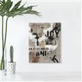 Picture of Newsprint Joy _GroupedProduct_Rectangle_Portrait_Canvas_