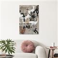 Picture of Newsprint Joy _GroupedProduct_Rectangle_Portrait_Canvas_