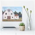 Picture of Red roof barn _GroupedProduct_Rectangle_Landscape_Canvas_