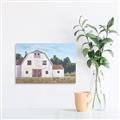 Picture of Red roof barn _GroupedProduct_Rectangle_Landscape_Canvas_