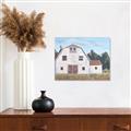 Picture of Red roof barn _GroupedProduct_Rectangle_Landscape_Canvas_