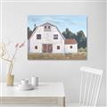 Picture of Red roof barn _GroupedProduct_Rectangle_Landscape_Canvas_