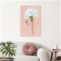 Picture of Single White Flower _GroupedProduct_Rectangle_Portrait_Canvas_