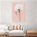 Picture of Single White Flower _GroupedProduct_Rectangle_Portrait_Canvas_