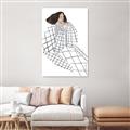Picture of Lady Checks I _GroupedProduct_Rectangle_Portrait_Canvas_
