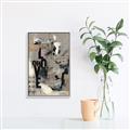 Picture of Newsprint Love _GroupedProduct_Rectangle_Portrait_Canvas_Framed_