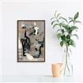 Picture of Newsprint Love _GroupedProduct_Rectangle_Portrait_Canvas_Framed_