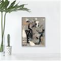 Picture of Newsprint Love _GroupedProduct_Rectangle_Portrait_Canvas_Framed_
