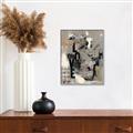 Picture of Newsprint Love _GroupedProduct_Rectangle_Portrait_Canvas_Framed_