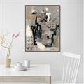 Picture of Newsprint Love _GroupedProduct_Rectangle_Portrait_Canvas_Framed_