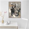 Picture of Newsprint Love _GroupedProduct_Rectangle_Portrait_Canvas_Framed_