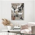 Picture of Newsprint Joy _GroupedProduct_Rectangle_Portrait_Canvas_Framed_