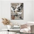Picture of Newsprint Joy _GroupedProduct_Rectangle_Portrait_Canvas_Framed_
