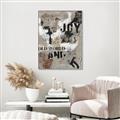 Picture of Newsprint Joy _GroupedProduct_Rectangle_Portrait_Canvas_Framed_