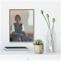 Picture of Sitting Solo _GroupedProduct_Rectangle_Portrait_Canvas_Framed_