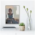 Picture of Sitting Solo _GroupedProduct_Rectangle_Portrait_Canvas_Framed_