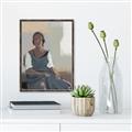 Picture of Sitting Solo _GroupedProduct_Rectangle_Portrait_Canvas_Framed_