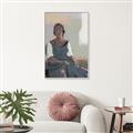 Picture of Sitting Solo _GroupedProduct_Rectangle_Portrait_Canvas_Framed_
