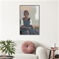 Picture of Sitting Solo _GroupedProduct_Rectangle_Portrait_Canvas_Framed_