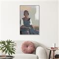 Picture of Sitting Solo _GroupedProduct_Rectangle_Portrait_Canvas_Framed_