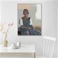 Picture of Sitting Solo _GroupedProduct_Rectangle_Portrait_Canvas_Framed_