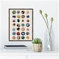 Picture of Water Colour Spots _GroupedProduct_Rectangle_Portrait_Canvas_Framed_
