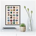 Picture of Water Colour Spots _GroupedProduct_Rectangle_Portrait_Canvas_Framed_