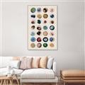 Picture of Water Colour Spots _GroupedProduct_Rectangle_Portrait_Canvas_Framed_