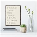 Picture of The Plan _GroupedProduct_Rectangle_Portrait_Canvas_Framed_