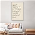 Picture of What you See _GroupedProduct_Rectangle_Portrait_Canvas_Framed_