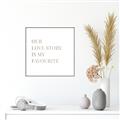 Picture of Our Love Story _GroupedProduct_Square_Canvas_Framed_